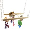 thumbnail image 3 of 36Set Hamster Toy Bridge Wooden Ladder for Small Animals Cage Enrichment Activity, 3 of 6