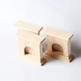 thumbnail image 2 of RUNROTOO Imagination Improvement Mini Fireplace Model Beige 1Pack, 2 of 8