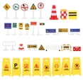 thumbnail image 1 of 1 Set Street Signs Ornaments Teaching Traffic Signs for Education Assorted Color, 1 of 1