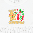 thumbnail image 4 of Inktastic Baby's First Christmas -gingerbread Cookie Girls Baby Dress, 4 of 5
