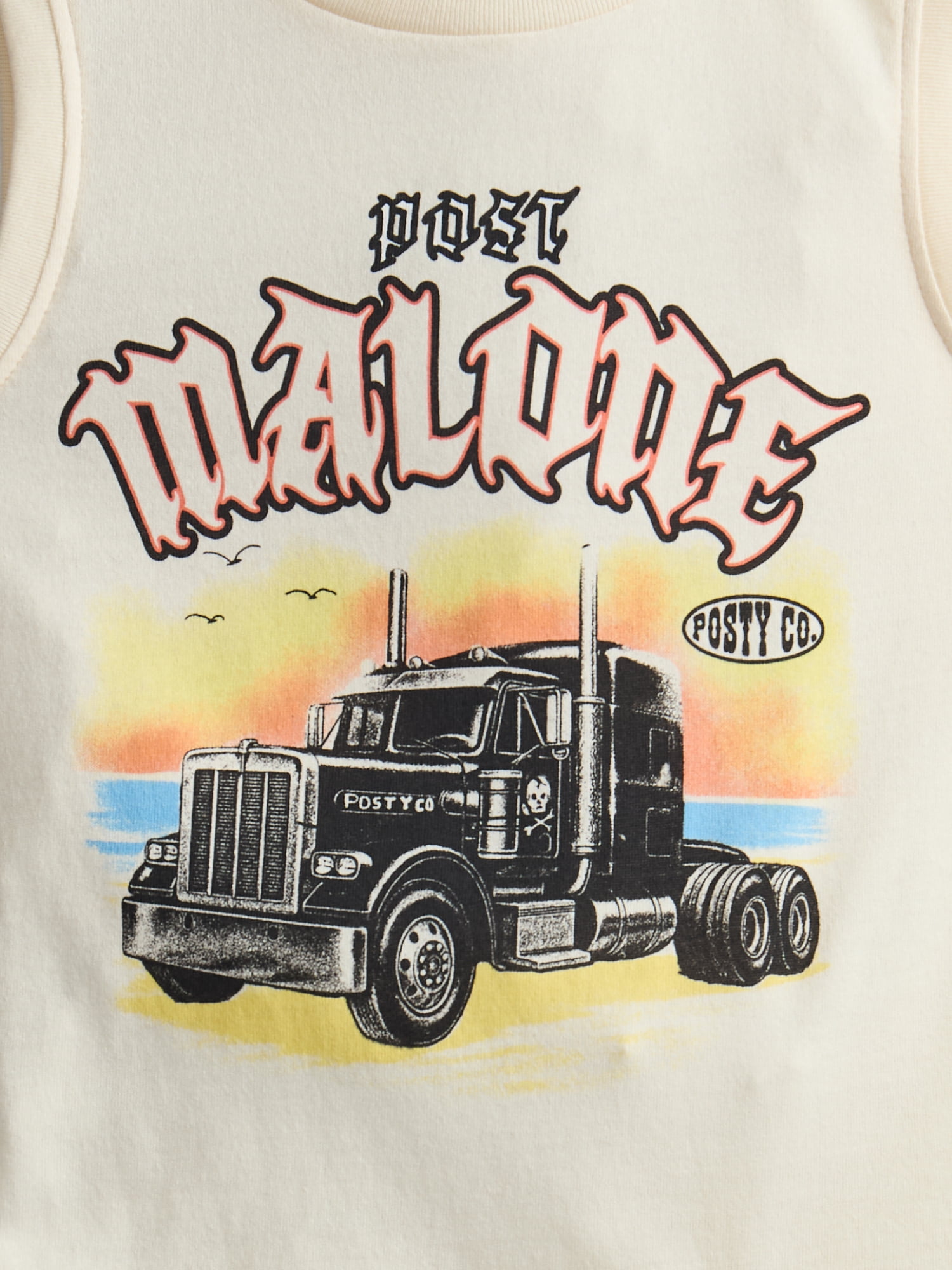 Post Malone Toddler Muscle Tank, Sizes 12M-5T