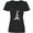 AB-Black, variant on Inktastic Eiffel Tower in Paris with Flowers and Pink Banner Women's V-Neck T-Shirt
