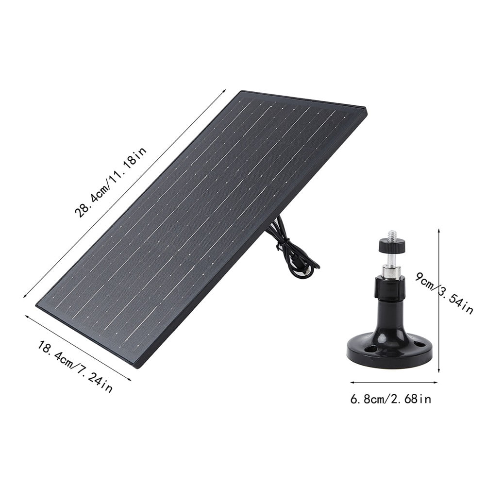 10W 5V Solar Camera Charger Outdoor Solar Panel Type-C Solar Panel