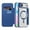 Darkblue, variant on ShellTech for iPhone 17 Air TPU Clear Back Flip Wallet Case with RFID Blocking Card Slots & Camera Lens Protector, Compatible with MagSafe, PU Leather Magnetic Slim Shockproo Cover,Pink
