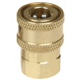 thumbnail image 1 of EeaseMX Juego de acoples rápidos de latón macizo, conectores de alta presión de 1/4", conectores hembra/macho, herramientas para lavado de autos (dorado), 1 of 8