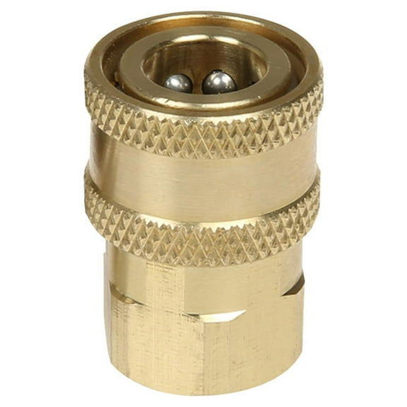Worgeous Brass Quick Connect Hose Fittings Quick Coupler Set Solid Brass Car Washing Tools 1Pack