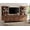 Brown, variant on WAMPAT Modern Farmhouse TV Stand with 3-Tier Bookshelf & 4 Large Storage Cabinets, Adjustable Shelf Wooden Media Console with Black Metal Legs Entertainment Center for Living Room
