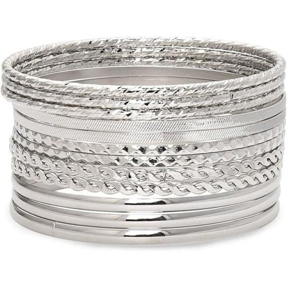 shiyou-Bangle Bracelets for Women Multilayer Bohemian Bracelets for Women Girls Indian Bangles Set for 12 Womens Stackable Bracelets