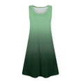 thumbnail image 6 of YunPes Girls Dress Summer Sleeveless Comfortable Casual Dress Gradient Print Children's Clothing with Pocket Vest Dress Girls plus Size Dresses, 6 of 6