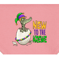 thumbnail image 3 of Inktastic New to the Krewe Mardi Gras Baby Alligator Baby Bandana Bib, 3 of 4