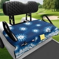 thumbnail image 4 of Uourmeti Indigo Tie-Dye Pattern Golf Cart Seat Covers Universal, for Universal Golf Cart Seat, Golf Cart Seats Cushion Covers, 4 of 8
