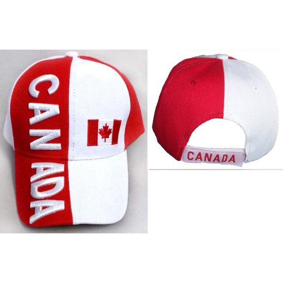 "Canada" Country Baseball Caps Hats Digitally Embroidered Gifts (75050CCCA2 ^*)