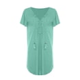 thumbnail image 5 of EliteGoogv Swimsuit Cover Up For Women Lightweight Knit V Neck Beach Loungewear Summer Beach Pool Swimwear Mint Green, 5 of 6