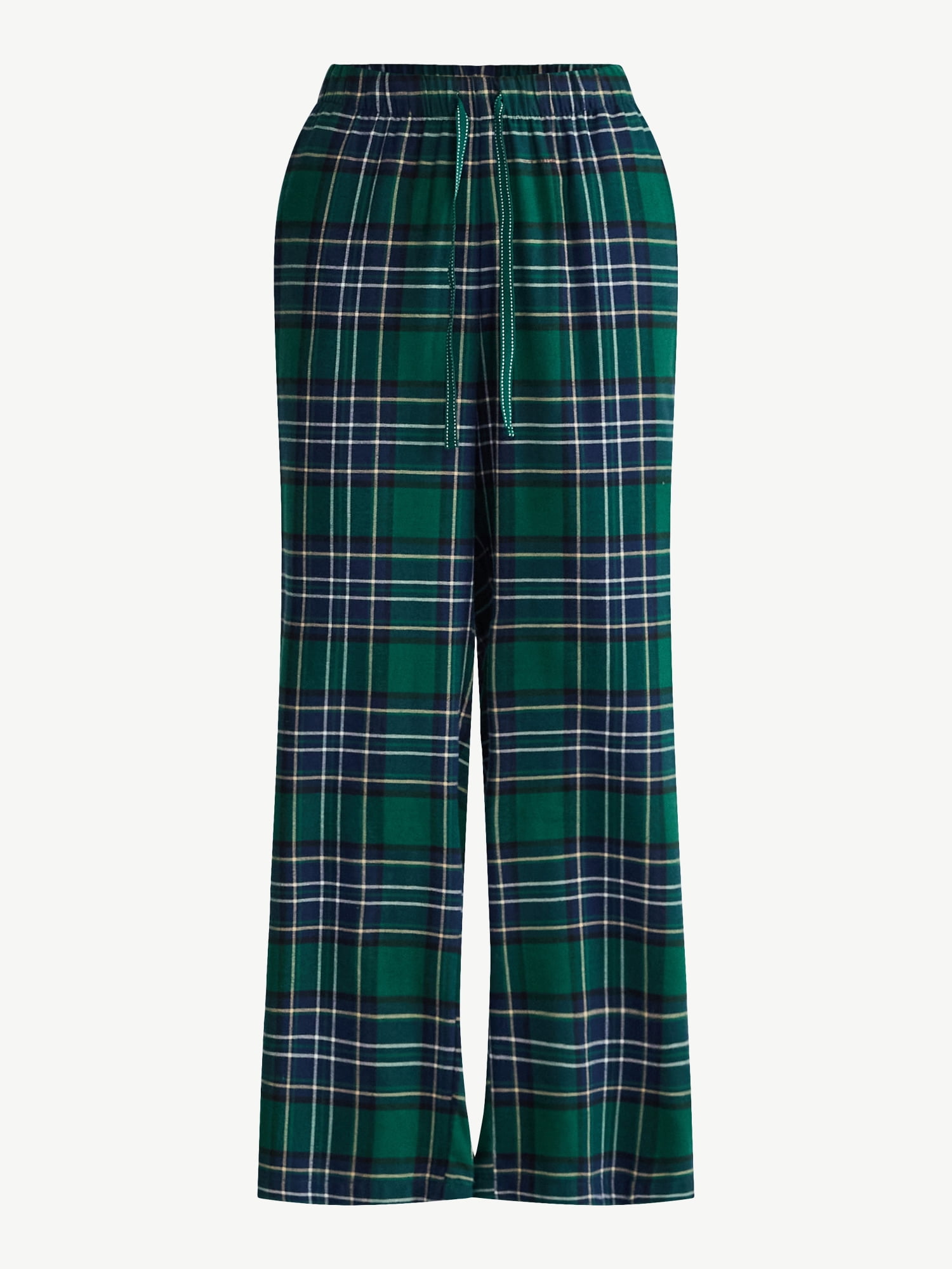 Joyspun Women's Flannel Sleep Pants, 30'' Inseam, Sizes XS-3X