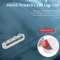thumbnail image 4 of Miangastore Car Temporary Parking Number Plate 2Set Assorted Color ABS Exquisite Design, 4 of 8