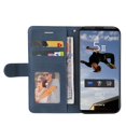 thumbnail image 2 of Case for Sony Xperia 5 II Leather Wallet Book Flip Folio Stand View Cover - Blue, 2 of 5