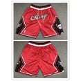 thumbnail image 1 of 2023 nba Chicago Bulls red pockets limited basketball shorts, 1 of 4