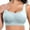 Light Blue, variant on Womens Plus Size Seamless Wireless Minimizer Bras Push up Padded Workout Bras Full Coverage Large Bust Bra Square Neck T Shirt Bralettes White XXL