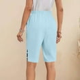 thumbnail image 6 of Neewe Womens Shorts 2025 Comfy Summer Drawstring High Waist Cotton Shorts for Women Trendy, 6 of 9