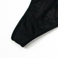 thumbnail image 4 of Lingerie Transparente en Maille pour Femmes Soutien-Gorge Brodé et String et Bas, 4 of 5