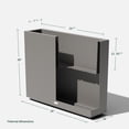 thumbnail image 3 of Maceta Veradek Block Series Span, de plástico, alta y rectangular, 3 of 7
