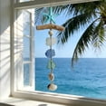 1pcs Driftwood Wall Decor, Coastal Nautical Starfish Hanging Ornament ...