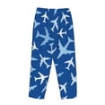 thumbnail image 5 of Sigee Airplanes in the Sky Print Women's Soft Pajama Pants - Breathable and Comfortable Lounge Sleep Bottoms with Elastic Waistband and Pockets-Medium, 5 of 9