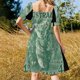 thumbnail image 5 of Reflexiones de Venecia Italia Vestido de manga corta Ropa Mujer vestidos mujer vestidos largos Vestido, 5 of 7