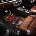 thumbnail image 6 of Naloa Wolf With Wildflowers Car Foot Mat Set of 4 Pieces - Universal Floor Liner Neoprene Full Set Floor Mats for Cars Trucks SUV, 6 of 7