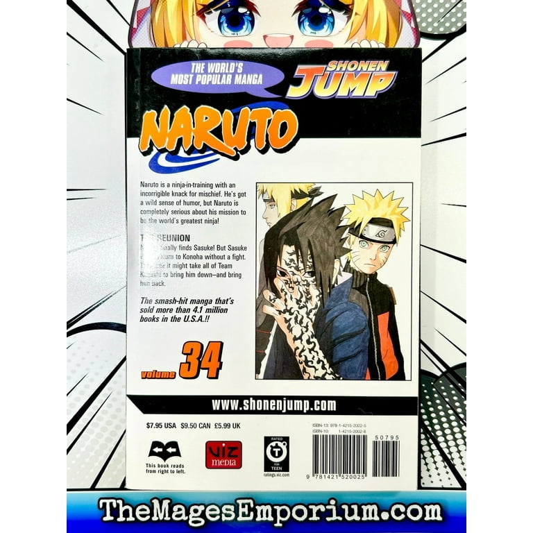 Naruto Naruto, Vol. 34, (Paperback) - Walmart.com