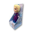 Disney Frozen Mini Poseable 3.5" Doll Snow Queen ELSA wearing Purple