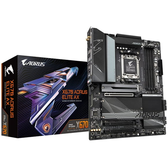 Placa madre GIGABYTE AORUS Elite AX X670 Socket AM5 ATX DDR5