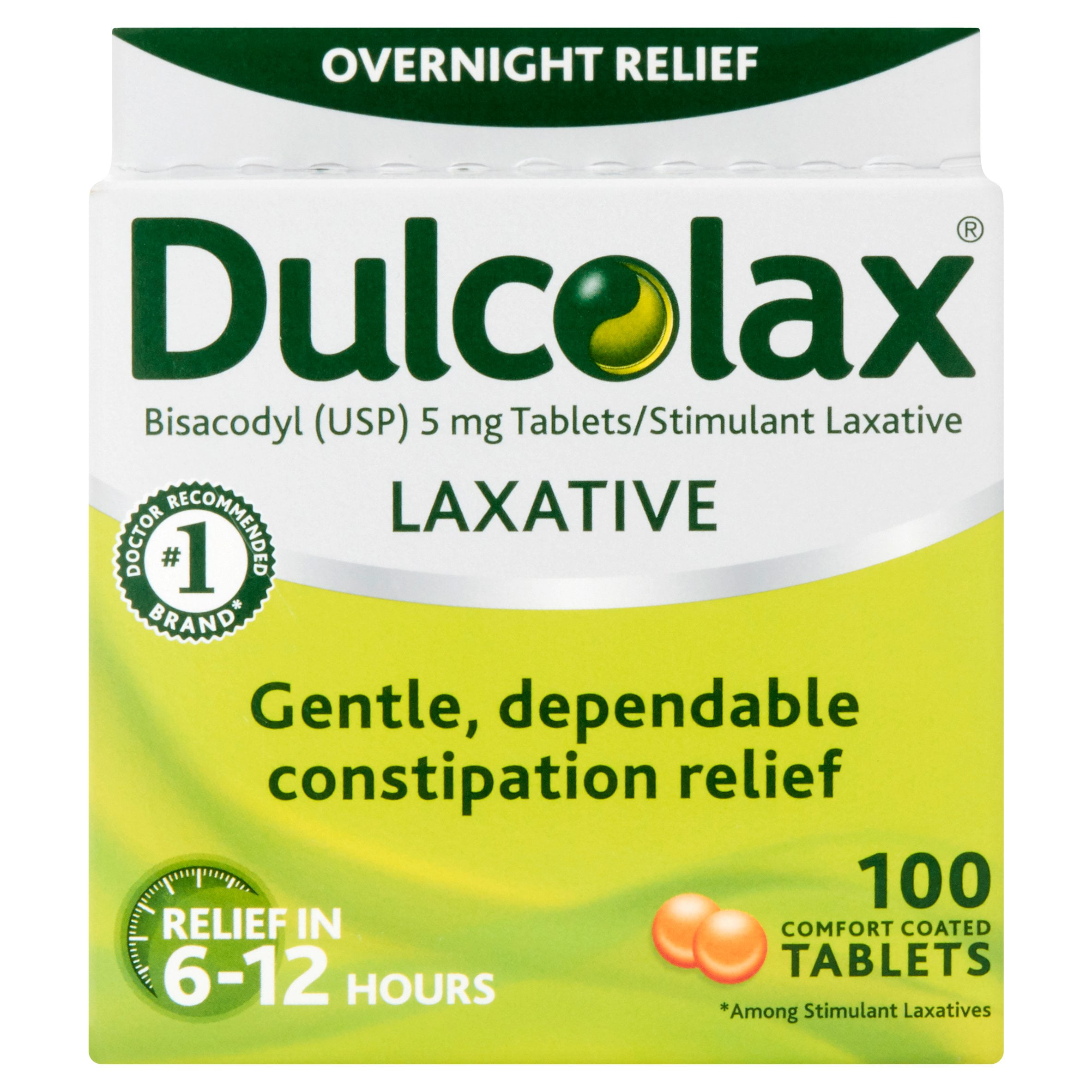Dulcolax Laxative Tablets, 100ct - Walmart.com