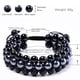 thumbnail image 4 of Xihbxyly Pulsera de Cuentas de Cristal de Ojo de Tigre de 8 Mm, Accesorio de Energía Curativa, Herramienta para Aliviar El Miedo y La Ansiedad, Regalo Significativo para Hombres, Padres y Novios, Ten, 4 of 7