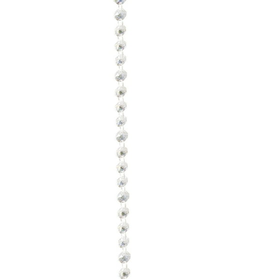 Crystal Glass Bead Curtain Strands Acrylic Hanging Door Beads String Curtain Room Divider for Doorway Window Living Room Bedroom Decor, Living Room Bedroom Window Door Wedding Decor(Rose Gold,35.43")