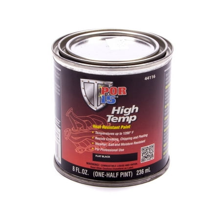 POR-15 High Temp Paint Gray 8.00 oz Can P/N 44216
