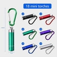thumbnail image 4 of Mini Llaveros con Linterna para Niños, Paquete de 18 Unidades, de Aluminio de Colores, Ideal Como Regalo de Cumpleaños., 4 of 5