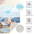 thumbnail image 3 of Yayeee Bath Rugs for Bathroom Floor Set of 2 Non Slip Fluffy Soft Absorbent Mat, Winter Mountain, 3 of 7