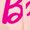BLUSH, variant on Barbie - Classic Logo Women's Cropped Graphic Hoodie
