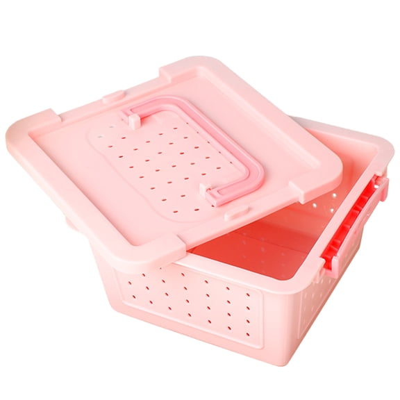 GuineaPigs Travel Cage Hamster Carriers Box Small Animal Ventilable Carry Cage Pet Transportation Carry Case Travel Box