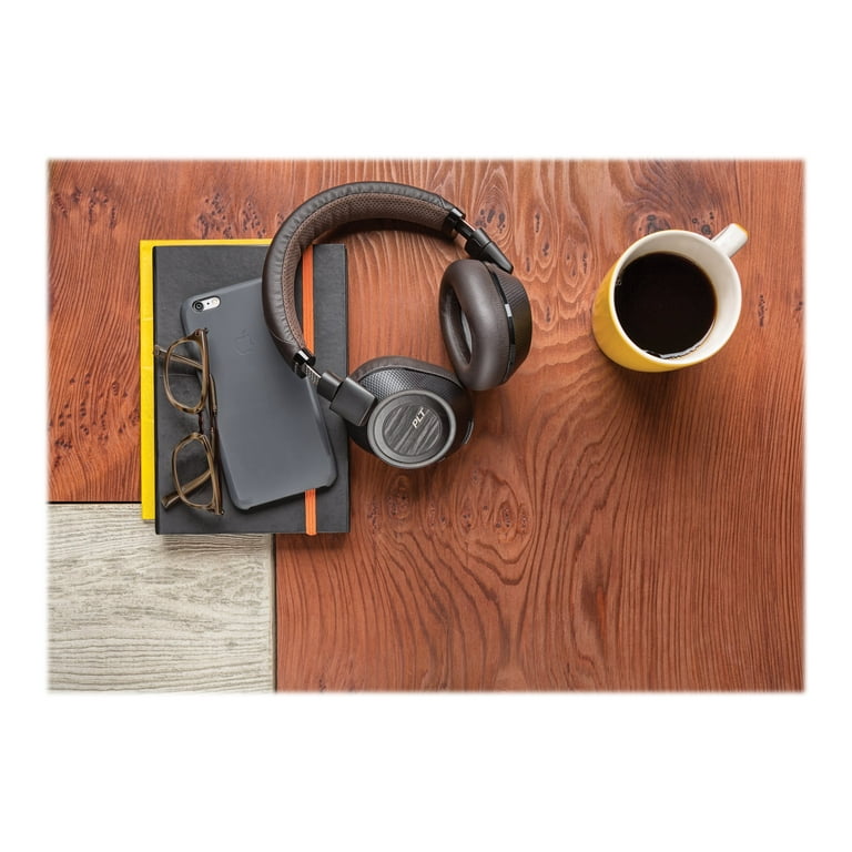 Poly Plantronics Backbeat Pro 2 Headphones with mic on ear Bluetooth wireless active noise canceling black Walmart