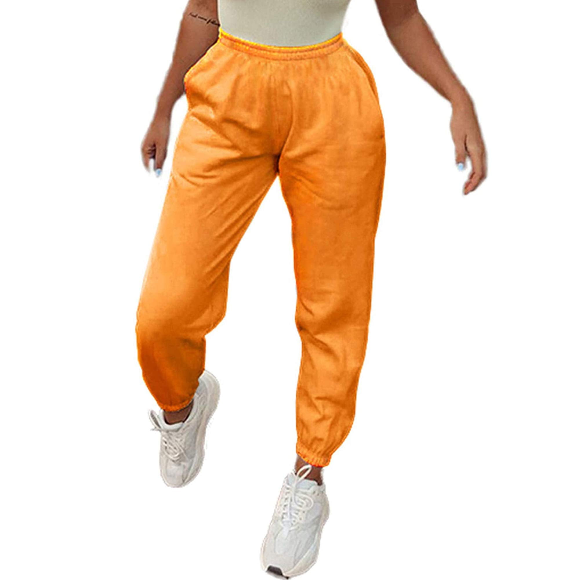 Loliuicca Women High Waist Jogging 