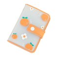 thumbnail image 2 of Titular de la tarjeta de crédito simple Binder Pockets Storage Bag Photo Sticker Holder Business Card Organizer ID Card Case para , naranja mandarina mayimx titular de la tarjeta, 2 of 7