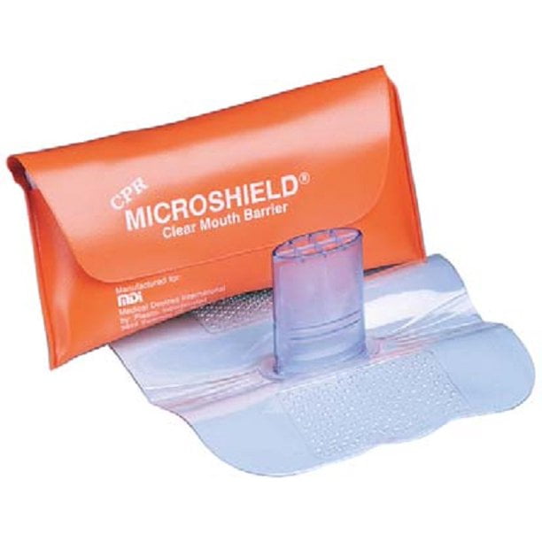 Emergency Medical CPR Microshield Clear Mouth Barrier 4 Each Ms-91480 for sale online 