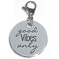 thumbnail image 3 of 3 Charm Message Pack, Fashion Lanyard Necklace, Women's Super Strong Chain Lanyard for ID Badge Holder and Keys, 34" Long (Good Thoughts - Breakaway (Safer)), 3 of 7
