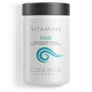 Codeage Hair Vitamins, 10,000mcg Biotin, Collagen, Keratin Supplement Capsules - 120 Count