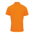thumbnail image 2 of Premier - Polo Coolchecker de Pique para Hombre (Naranja Neón), 2 of 3