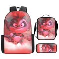 thumbnail image 1 of Magic Elf Backpack Teenage Student Schoolbag Large Capacity Cartoon Backpack Three-piece Set-fanceye, 1 of 4