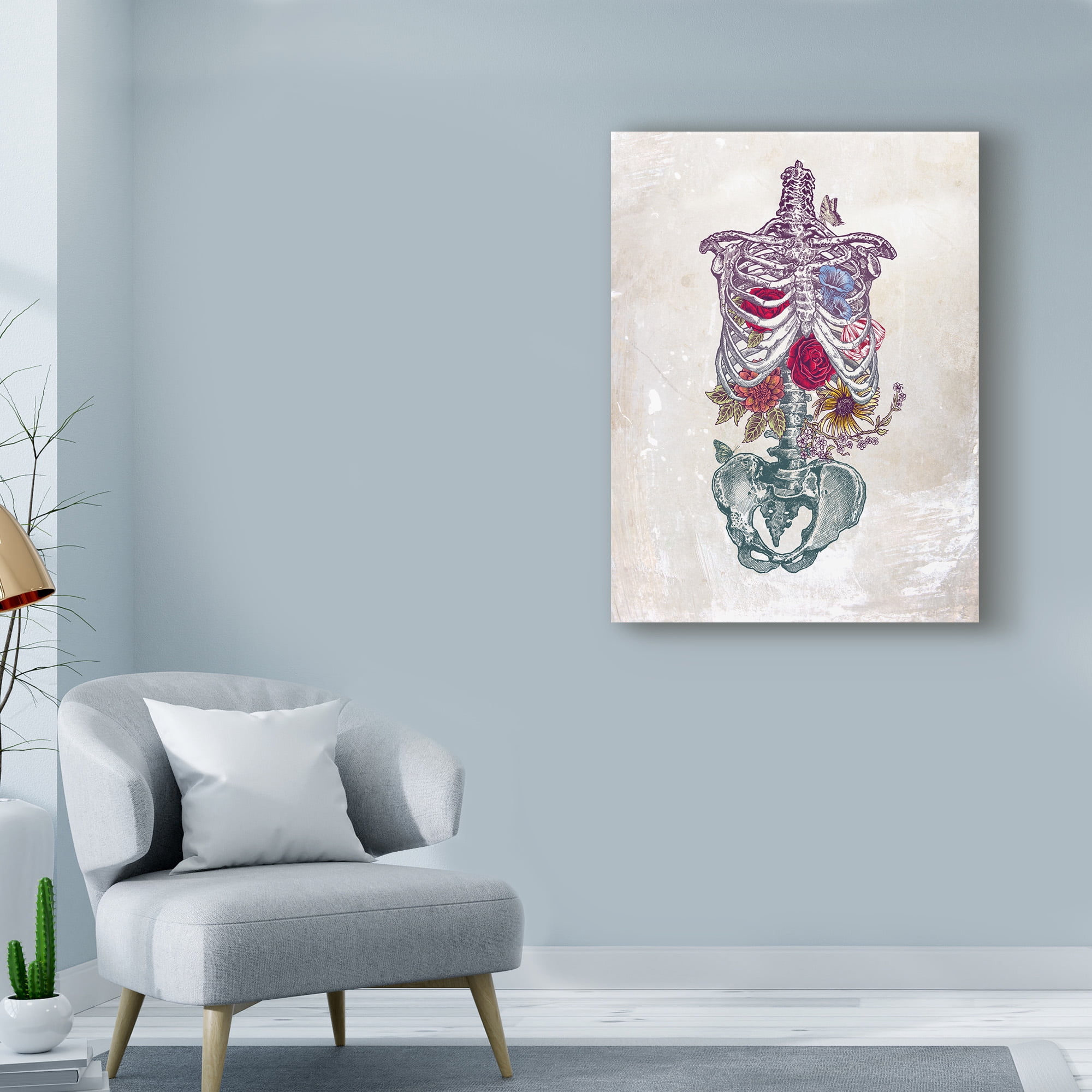 Trademark Fine Art 'Flowers From Within' Canvas Art by Rachel Caldwell