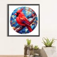 thumbnail image 1 of Cuadros Decorativos Diamond Painting 5D DIY Full Round Drill Cardinal Stained Glass Home Art (A3170) DQrwqpou embutido en tela, 1 of 7